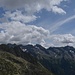 panorama dal rifugio verso la Val di Zocca e Mello sullo sfondo