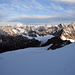 Mont Blanc 4808m, Grand Cobin 4314m, Tete de Valpelline 3798m