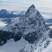 Matterhorn 4478m vom Gipfel des Dent d´Hérens