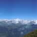 Panorama dalla vetta del Fulhorn verso i 4000 svizzeri un po immersi nelle nuvole