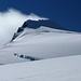 Schneefahne auf dem Ortler Gipfel