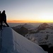 ...und schon standen wir auf dem Gipfel vom Rheinwaldhorn 3402m
