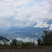 Blick vom Aufstieg zum Loassattel in Richtung Innsbruck.