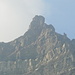 Piz Beverin: Felsformationen im Gipfelbereich
