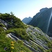 Im Aufstieg zum Roslenfirst