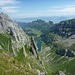 Aussicht vom Fälenschafberg. Rechts Roslenfirst / Links Hundstein