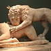 <b>Statua del Museo dell'antica Messene.<br />Monumento funerario K2: "Leone che attacca un cervo".</b>