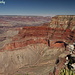 Grand Canyon dai punti panoramici sulla Hermits Rest Route