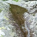 Regenwasser im Fels