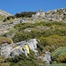 Viele verschiedene Markierungen für den Weg zum höchsten Berg auf Kreta. 