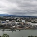 Panorama über den Baseler Hafen Schweizerhalle - hier endet die Berufsschifffahrt auf dem Rhein
