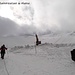 "Bauarbeiten" mitten am Gletscher