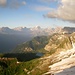 Blick über den Oberblegisee zum Tödi 3614m