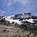 toller Blick auf alle drei Gipfel des Wildstrubels vom Ammertepass aus; von links Grossstrubel, Mittelgipfel und Wildstrubel