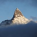 2. Tag: Morgenstimmung am Matterhorn von der Monte Rosa Hütte aus...