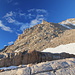 Im Aufstieg am Trail Camp - Blick nach Südosten. Links: Arc Pass.