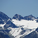 Piz Buin - mit dem Fernglas konnte man gut den "Kolonnenverkehr" auf dem Ochsentaler Gletscher beobachten