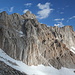 Im Aufstieg zwischen Trail Camp und Trail Crest (in den "Switchbacks") - Blick zum Kamm zwischen Trail Crest und Mount Whitney.