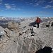 Im Aufstieg zwischen Trail Crest und Gipfel Mount Whitney.