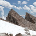 Im Abstieg zwischen Gipfel Mount Whitney und Trail Crest - Blick zur Keeler Needle.