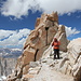 Im Abstieg zwischen Gipfel Mount Whitney und Trail Crest.