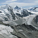Obergabelhorn, Matterhorn, Dent d'Hérens