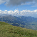 Blick von der Aussichtskanzel ins Rheintal und zum Alpstein