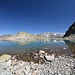 Blick ins Berninagebiet vom oberen See aus