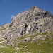 Der Große Widderstein (2533m) vom Hochtannbergpass aus gesehen