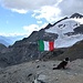 Pizzo Ferrè e ghiacciaio visibili dal bivacco