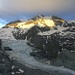 Der Eisbruch des Turtmanngletschers mit den Les Diablons (3609m)