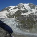 Morgenstimmung mit dem Eisbruch des Turtmanngletscher und den Les Diablons (3609m)