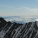 Nadelhorn mit Lenzspitze, bereits sind wir über 4000m