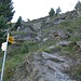 Erste Schiebepassage bei rund 2300müM