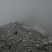 Innerhalb kürzester Zeit ist der Sulzfluh-Gipfel im Nebel