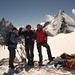 Gipfelfoto mit Gudrund, Toni und mir