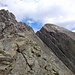 Aufstieg zum Dawinkopf, links der Südl. Schwarze Kopf (2947m)
