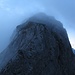Leider ist der Gipfel im Nebel eingebetet.