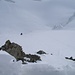 Auf dem Gipfel des Hohberghorns: Ein Alpinist klettert die NO-Wand des Hohberghorns