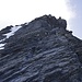 Der heikle Abstieg zum Rothornsattel