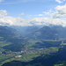 Panoramablick von der Gurtisspitze - Irgendwo im Wolkengebräu in der linken Bildhälfte steckt gerade [u alpstein]... ;-)