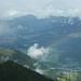 Ein Regenbogen spannt sich über Amerlügen
