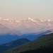 Morgenimpressionen - Sicht in die Walliser 4000er