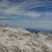 Blick vom Fritzerkogel über das faszinierend bleiche Tennengebirge