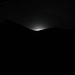 Mond kommt über dem Bishorn raus