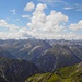 Lechtaler Berge von Parseier Spitze (etwa Mitte) bis Holzgauer Wetterspitze