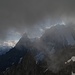 Am Abend auf der Torino Hütte. Mal sah man was, mal waren die Wolken und der Nebel zu tief...