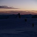 Langsam wird es Tag am Mont Blanc I<br />(auf etwa 4470 m.ü.M.)