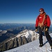 Bergführer Sämi, der mich auf den höchsten Berg Europas begleitet hat!
