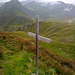 am Gipfel der Frauenwand - hinten das kühne Horn ist wohl was für T6-Spezis (Hornspitze, 2650m)